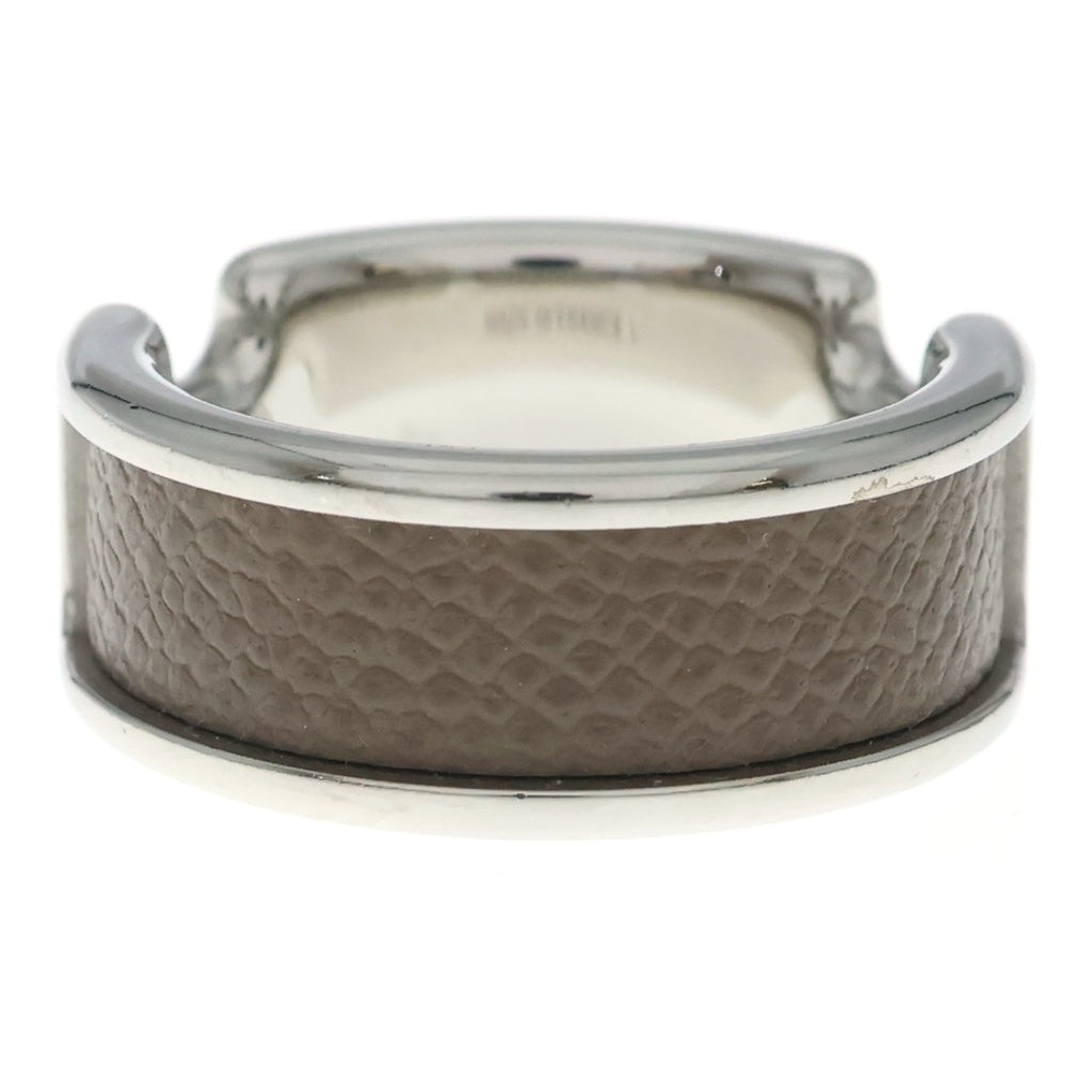 HERMES(エルメス) オランプ リング エトゥープ SV金具 6.3g #L レディース