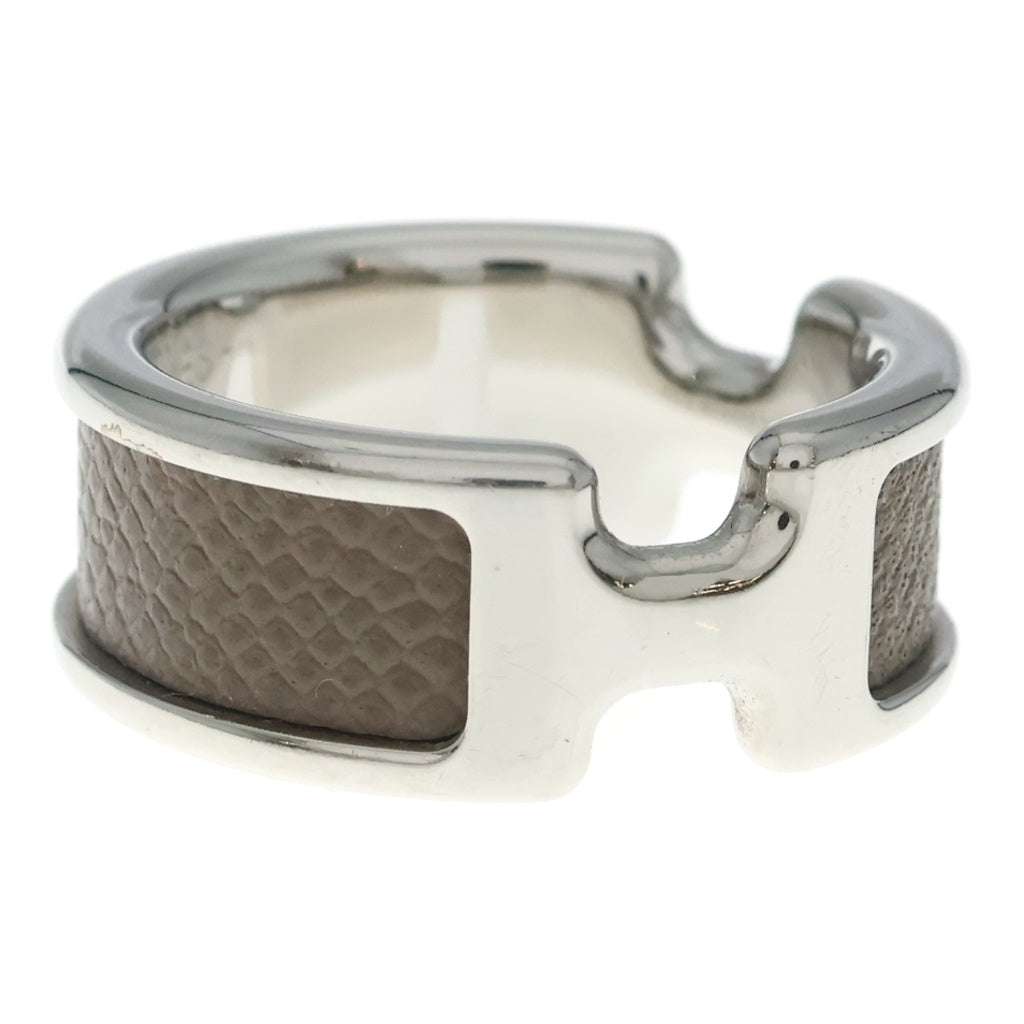 HERMES(エルメス) オランプ リング エトゥープ SV金具 6.3g #L レディース
