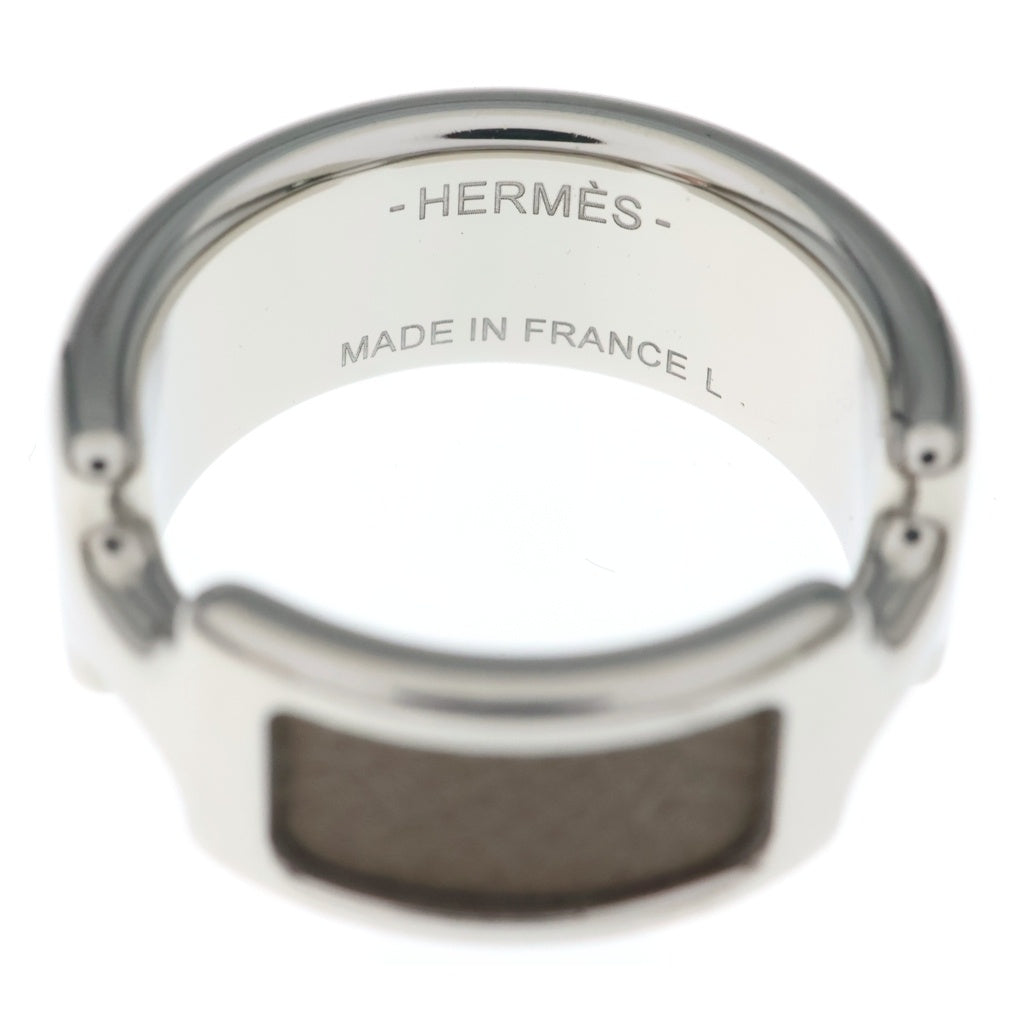 HERMES(エルメス) オランプ リング エトゥープ SV金具 6.3g #L レディース