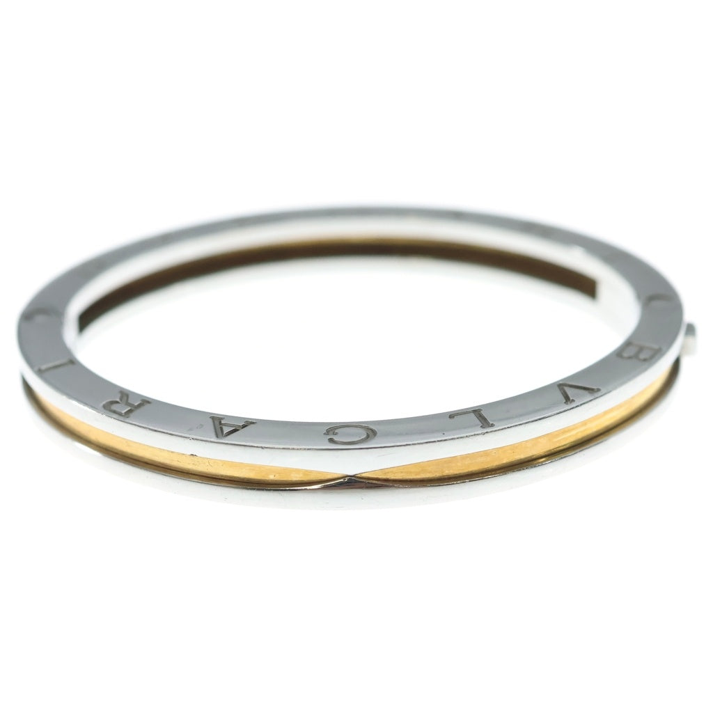 BVLGARI(ブルガリ) ビーゼロワン ブレスレット バングル K18イエローゴールド ステンレススチール シルバー/ゴールド 28g レディース
