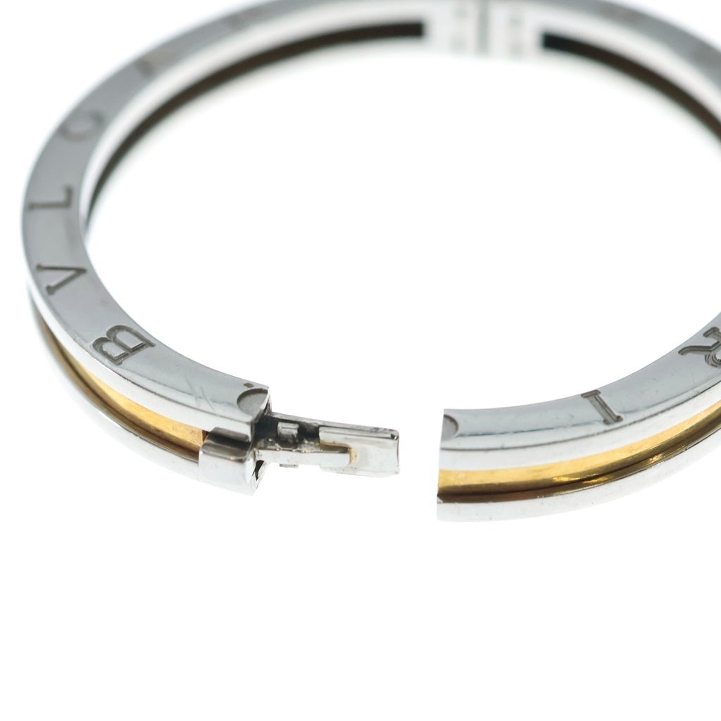 BVLGARI(ブルガリ) ビーゼロワン ブレスレット バングル K18イエローゴールド ステンレススチール シルバー/ゴールド 28g レディース