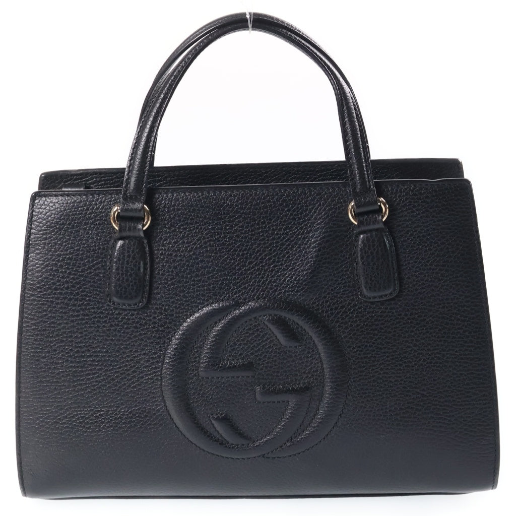 GUCCI(グッチ) ソーホー 2WAYバッグ 黒 レザー 431571 レディース