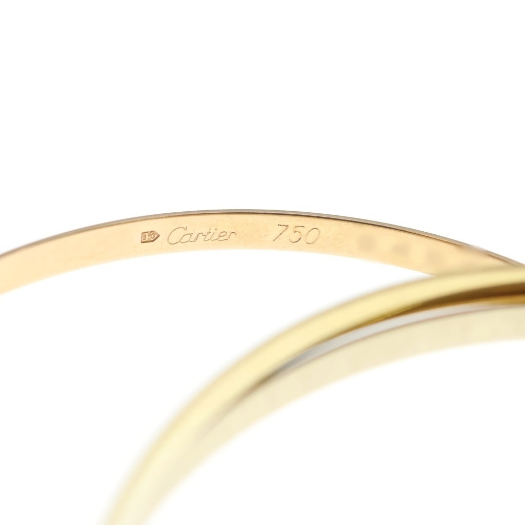 Cartier(カルティエ) トリニティ ブレスレット バングル K18ピンクゴールド K18ホワイトゴールド K18イエローゴールド 31.5g ゴールド レディース