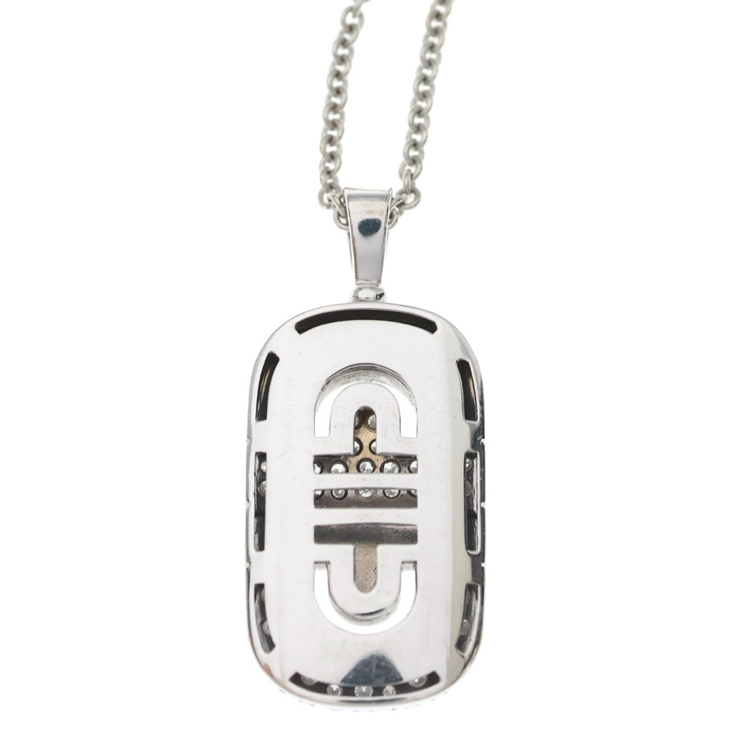 BVLGARI(ブルガリ) パレンテシ ダイヤモンド ネックレス ペンダント K18WG ホワイトゴールド レディース