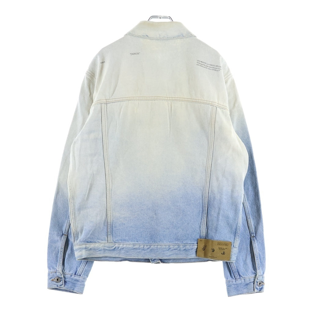 OFF-WHITE(オフホワイト) グラデーション デニムジャケット Gシャン インディゴブルー #S OMYE77S22DEN002