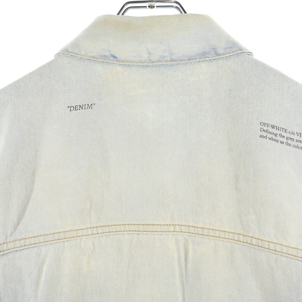 OFF-WHITE(オフホワイト) グラデーション デニムジャケット Gシャン インディゴブルー #S OMYE77S22DEN002