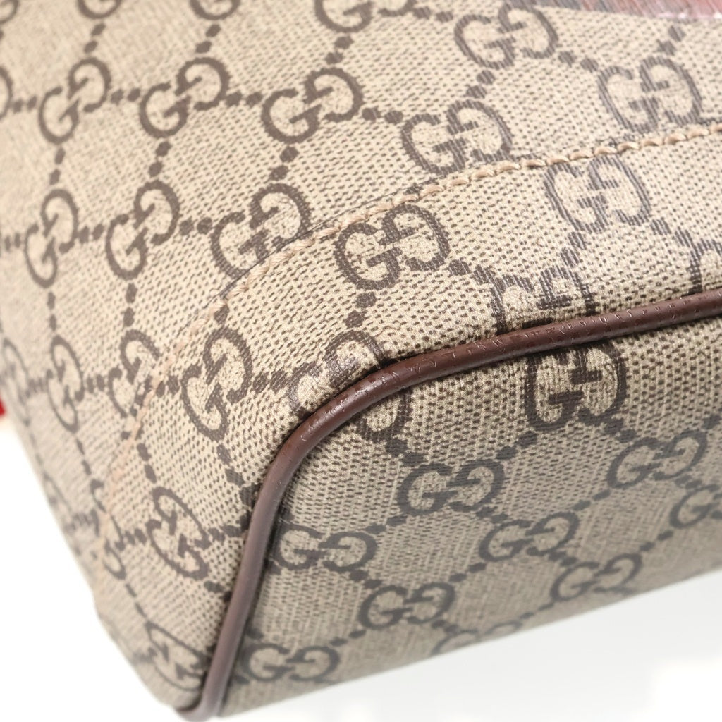 GUCCI(グッチ) GGスプリーム ミスティックキャット PVC レザー バックパック リュックサック ベージュ 495621 レディース