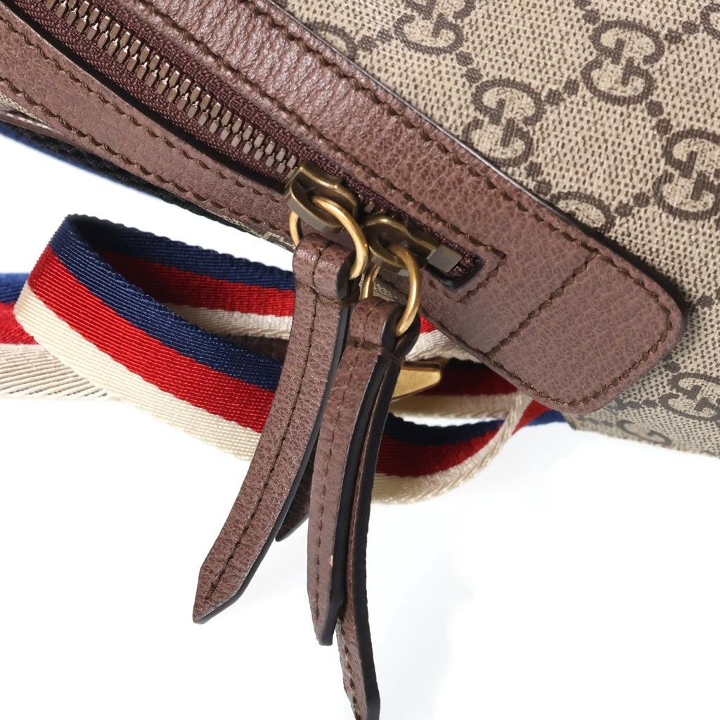GUCCI(グッチ) GGスプリーム ミスティックキャット PVC レザー バックパック リュックサック ベージュ 495621 レディース