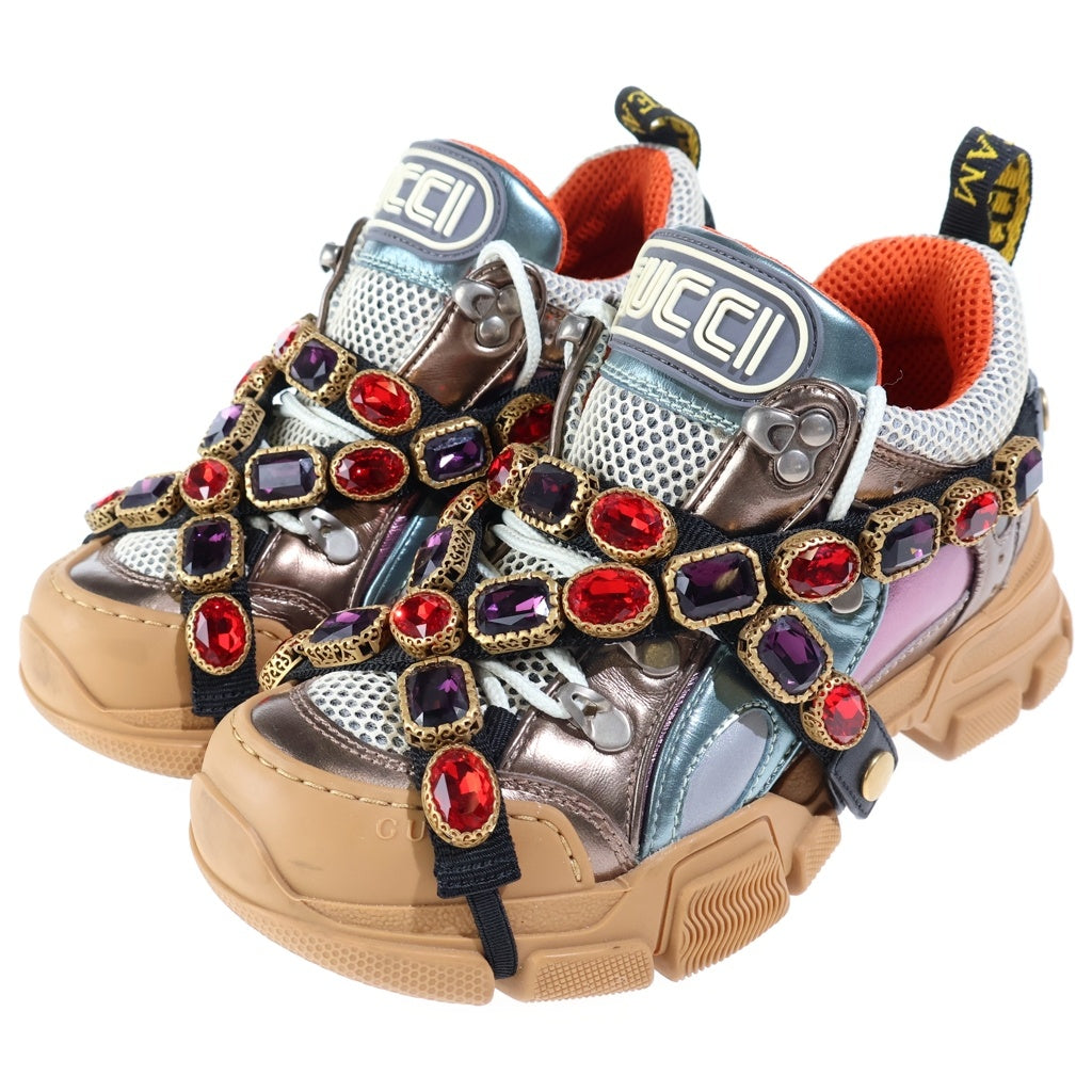 GUCCI(グッチ) ■ローカットスニーカー マルチカラー ラインストーン #35 レディース