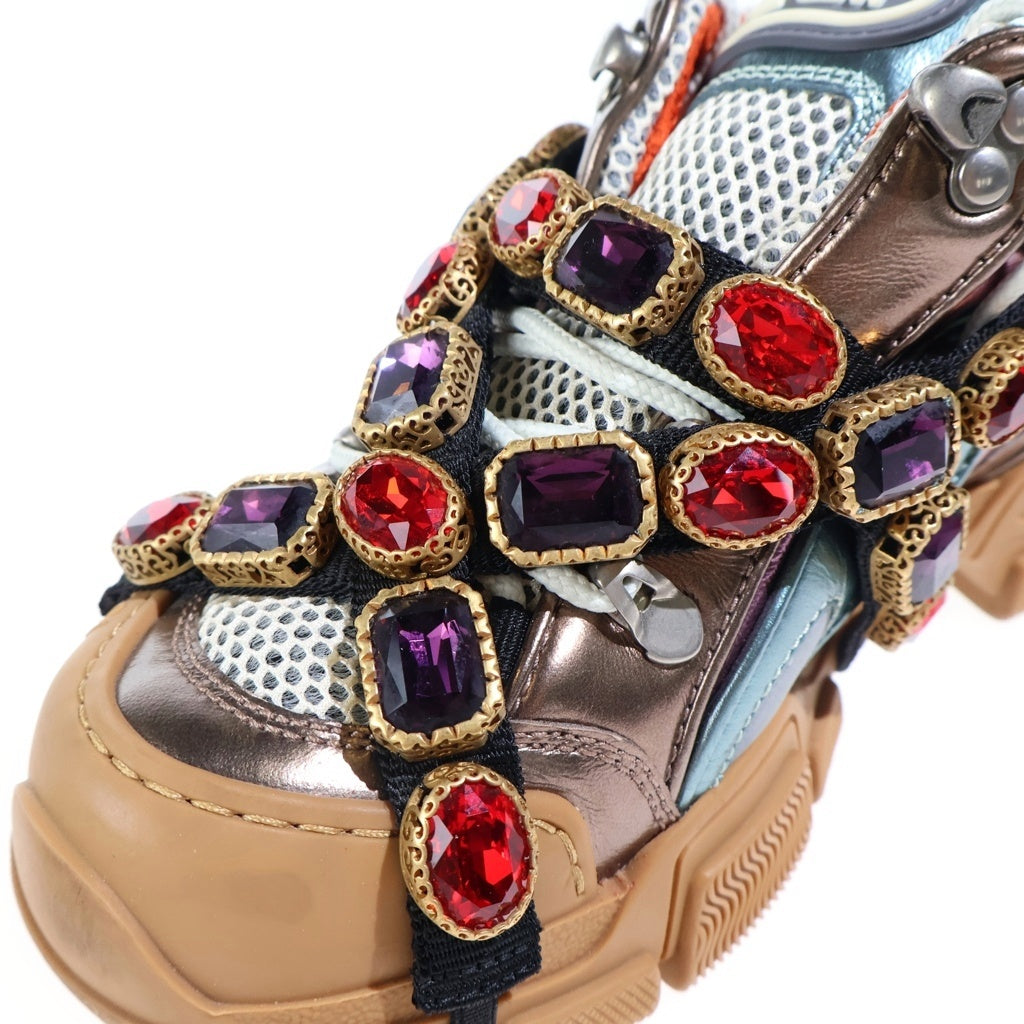 GUCCI(グッチ) ■ローカットスニーカー マルチカラー ラインストーン #35 レディース