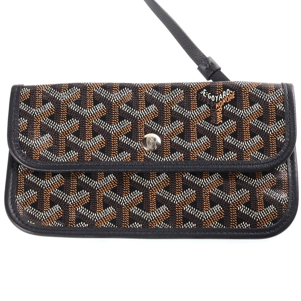 GOYARD(ゴヤール) サンルイGM ブラック PVC×レザー レディース