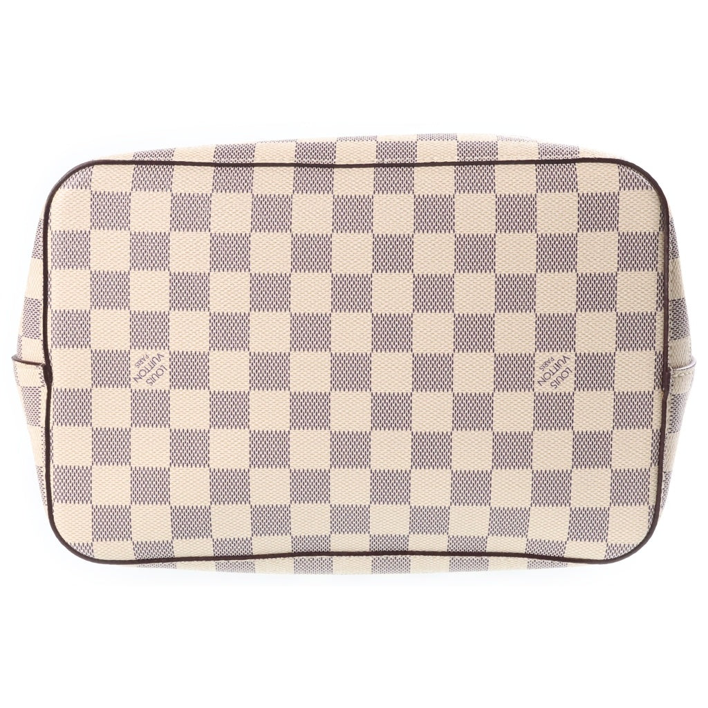 LOUIS VUITTON(ルイヴィトン) ダミエアズール ネオノエ パイナップル ワンショルダーバッグ アイボリー×イエロー レザー×PVC N40151 ゴールド金具 レディース