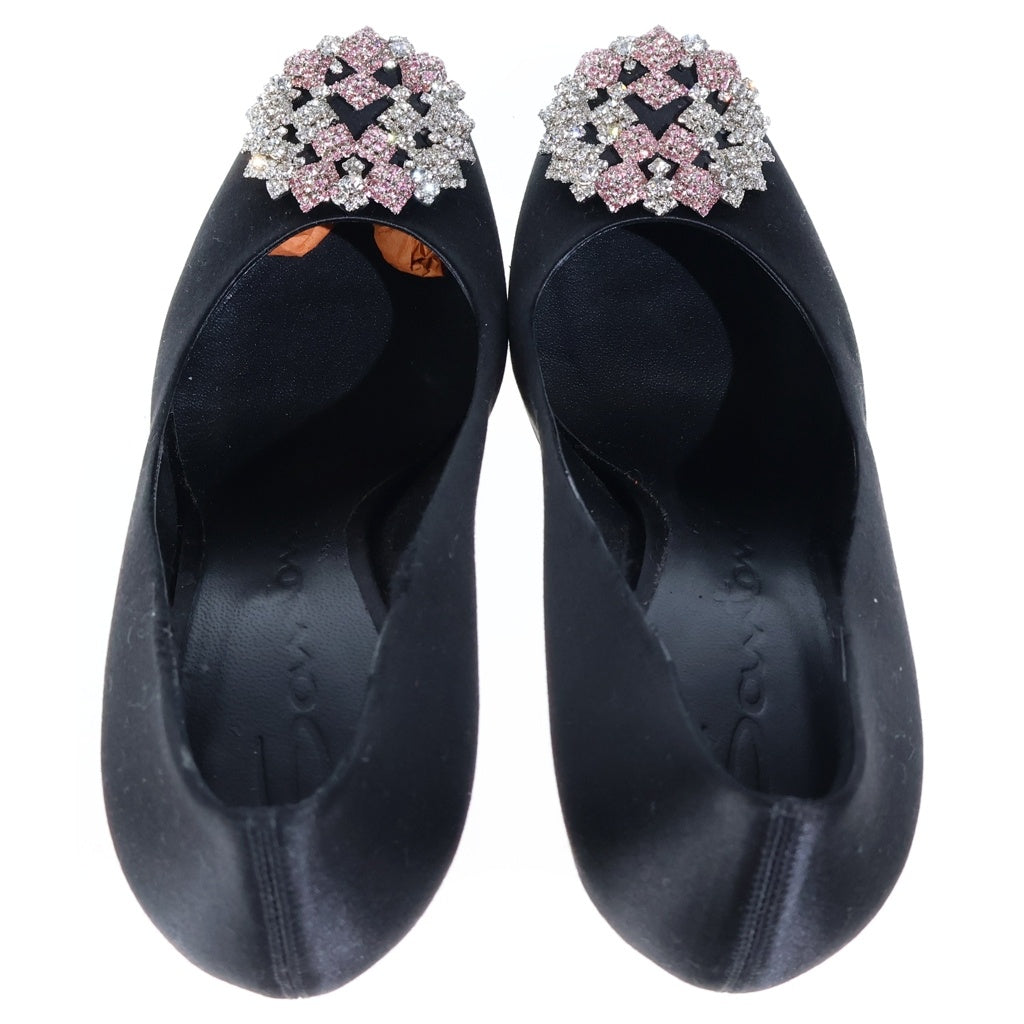 Santoni(サントーニ) ビジューヒール レディース ブラック