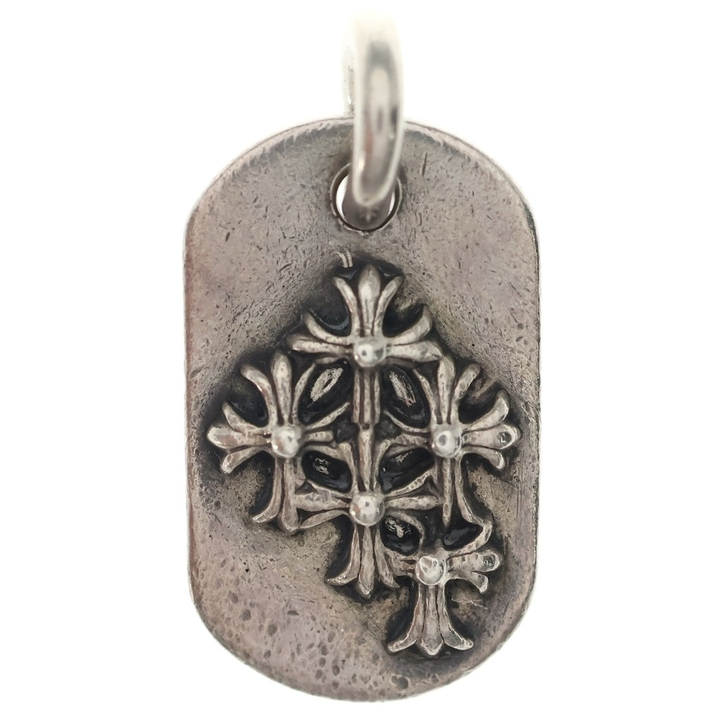 CHROME HEARTS(クロムハーツ) RAISED DOGTAG レイズドドッグタグ チャーム シルバー