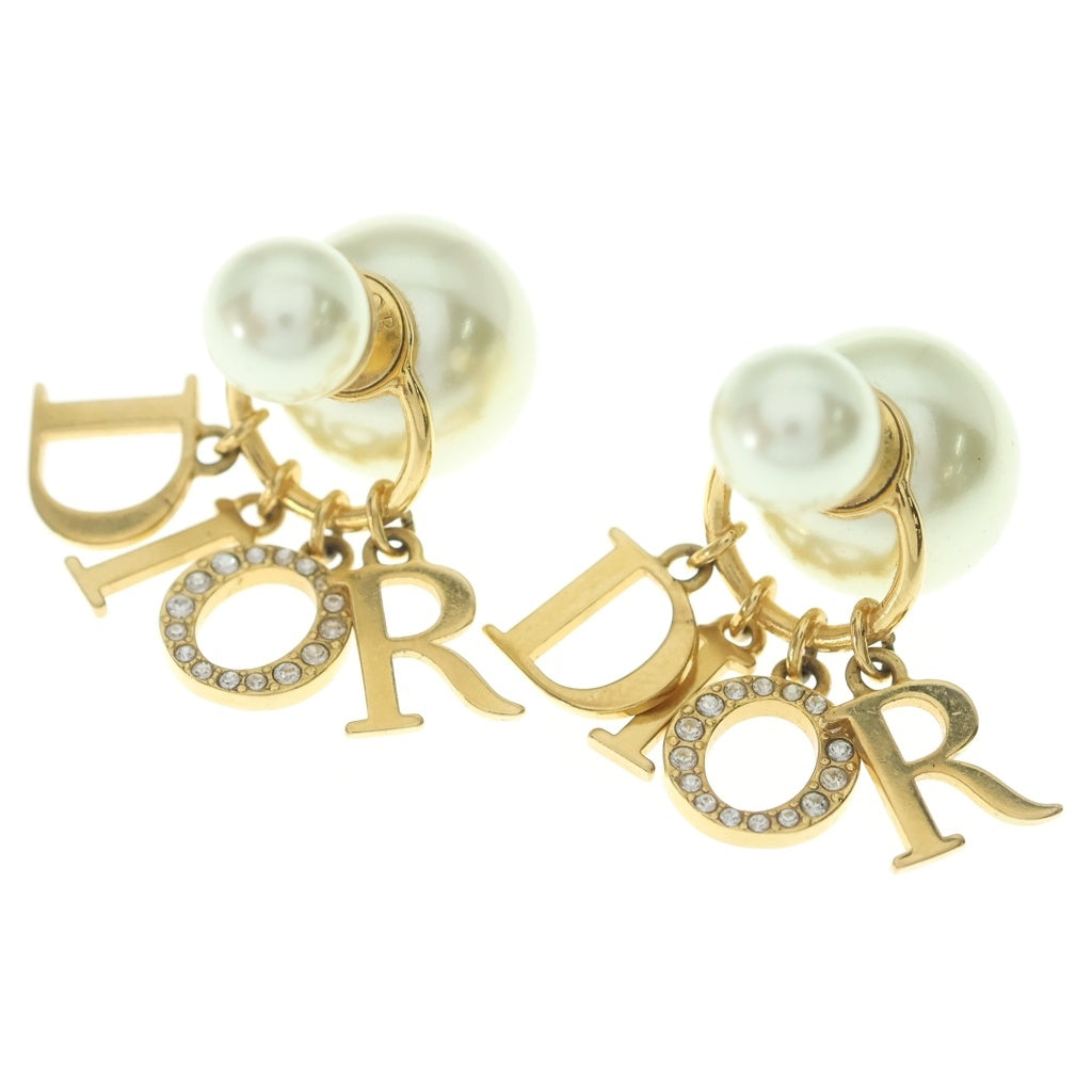 Christian Dior(クリスチャンディオール) カナージュ フェイクパールピアス GP レディース