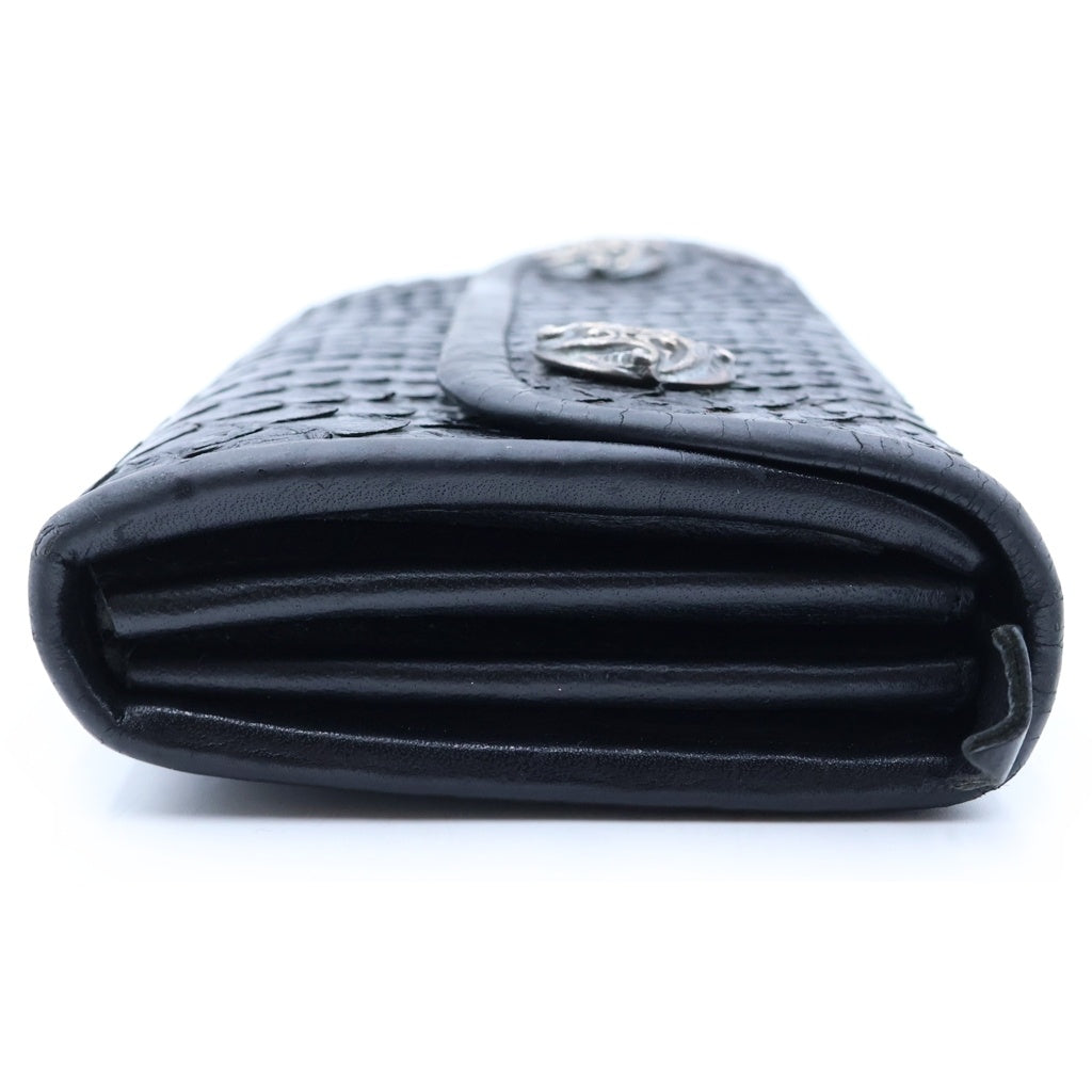 NO BRAND(ノーブランド) ■ビルボードレザー 長財布 黒 レザー