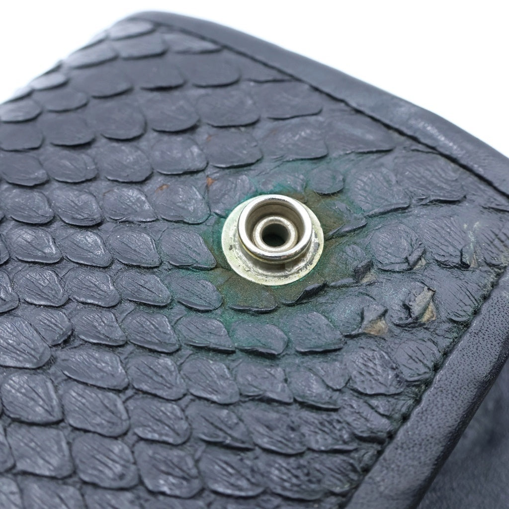 NO BRAND(ノーブランド) ■ビルボードレザー 長財布 黒 レザー