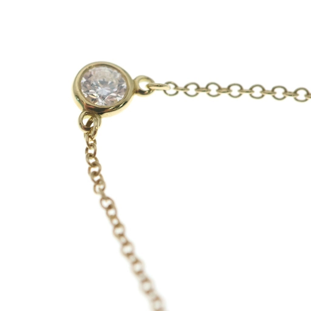 TIFFANY & Co.(ティファニー) バイザヤード 1Pダイヤ ネックレス ペンダント チェーン イエローゴールド Au750 レディース
