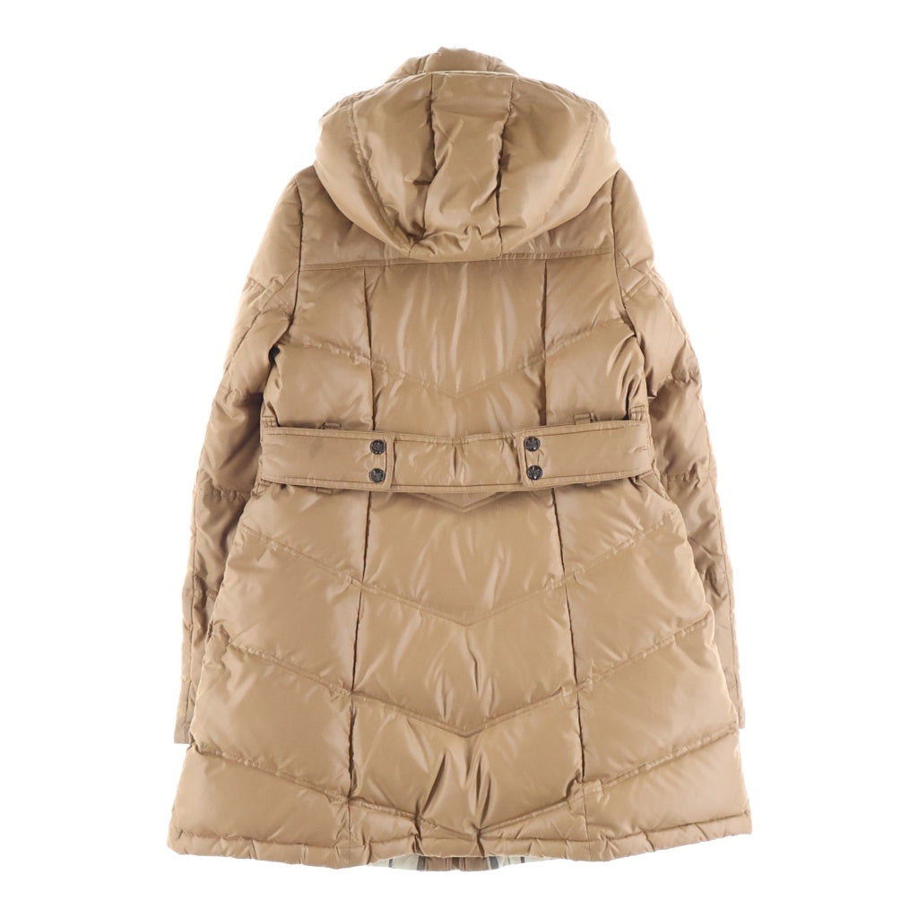 BURBERRY BLUE LABEL(バーバリーブルーレーベル) ■ダウンジャケット ナイロン キャメルカラー #38 レディース