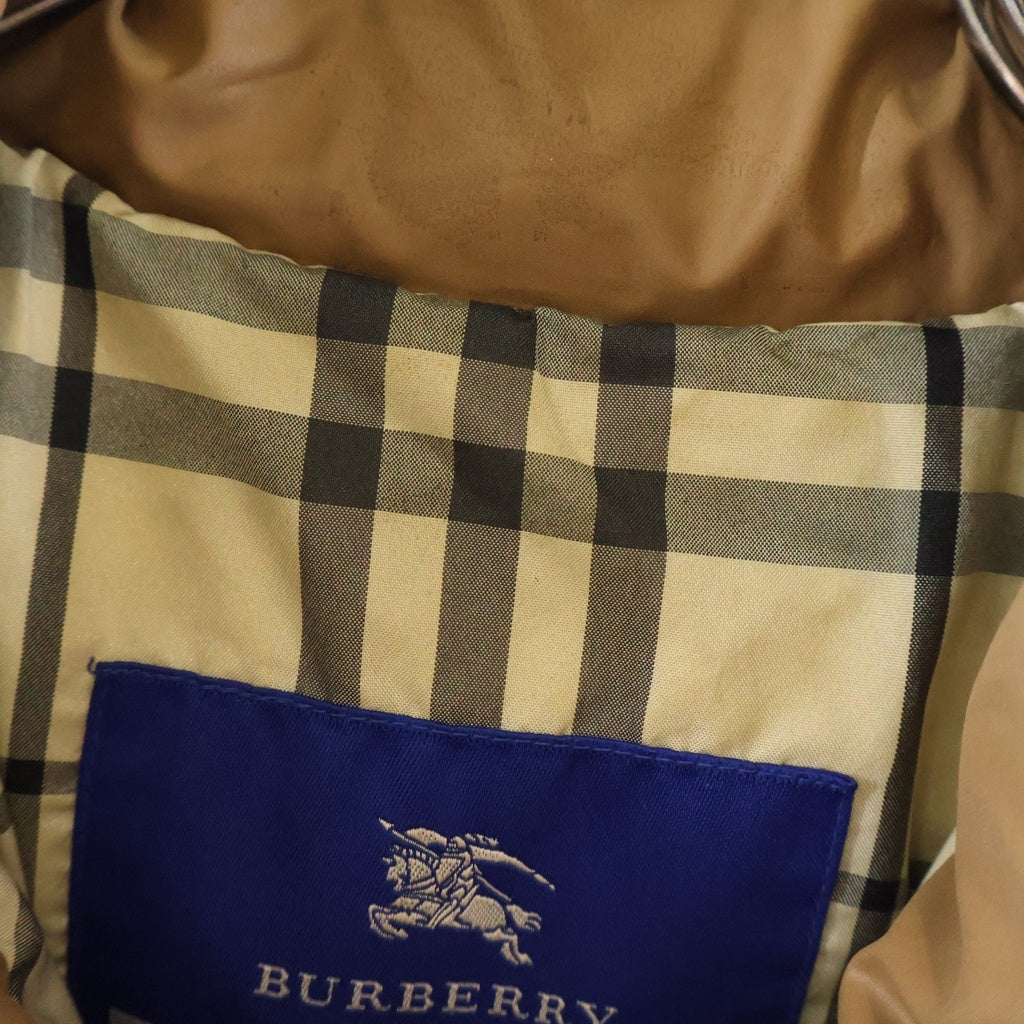 BURBERRY BLUE LABEL(バーバリーブルーレーベル) ■ダウンジャケット ナイロン キャメルカラー #38 レディース