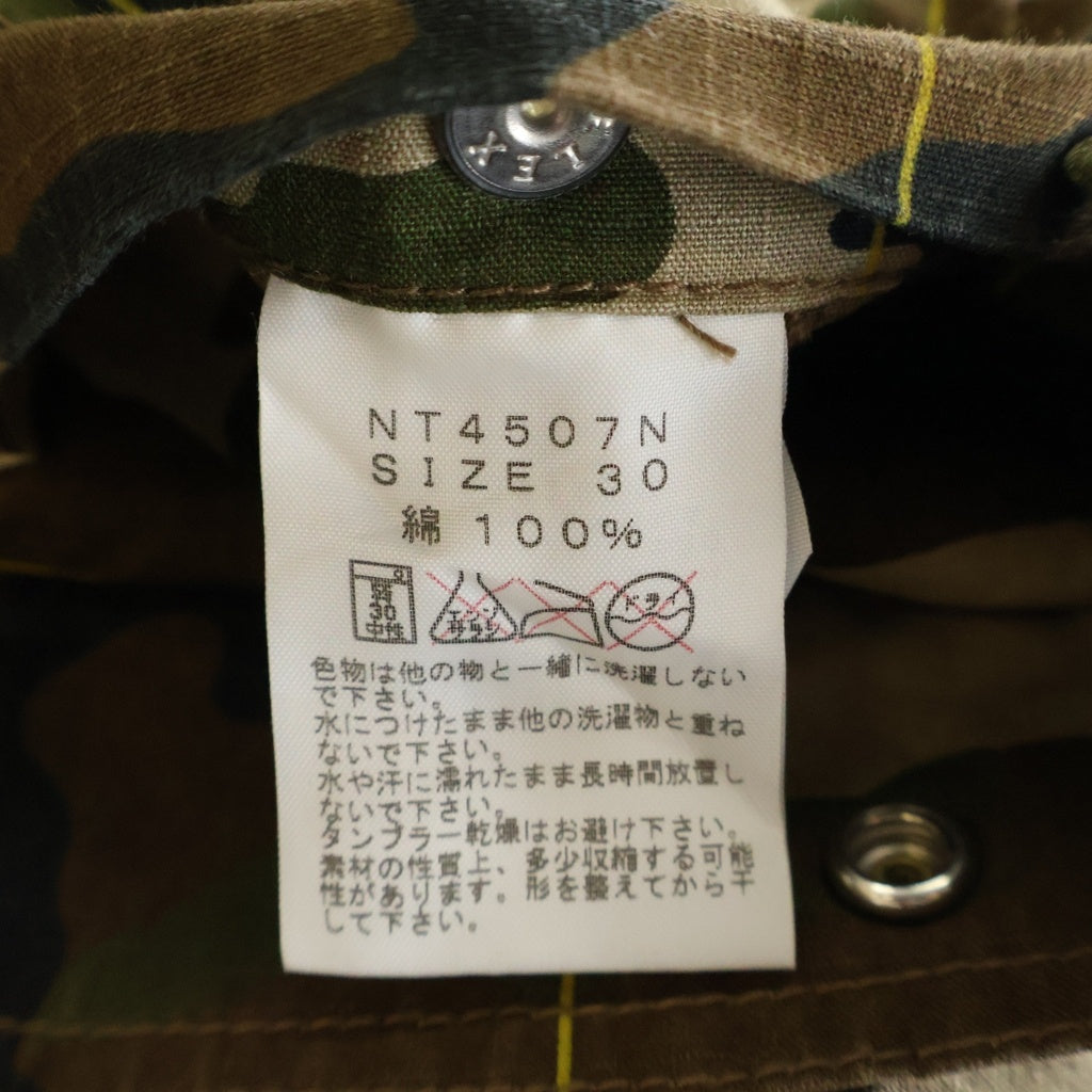 THE NORTH FACE(ザノースフェイス) カモ柄 迷彩 ハーフパンツ カーキ #30 NT4507N