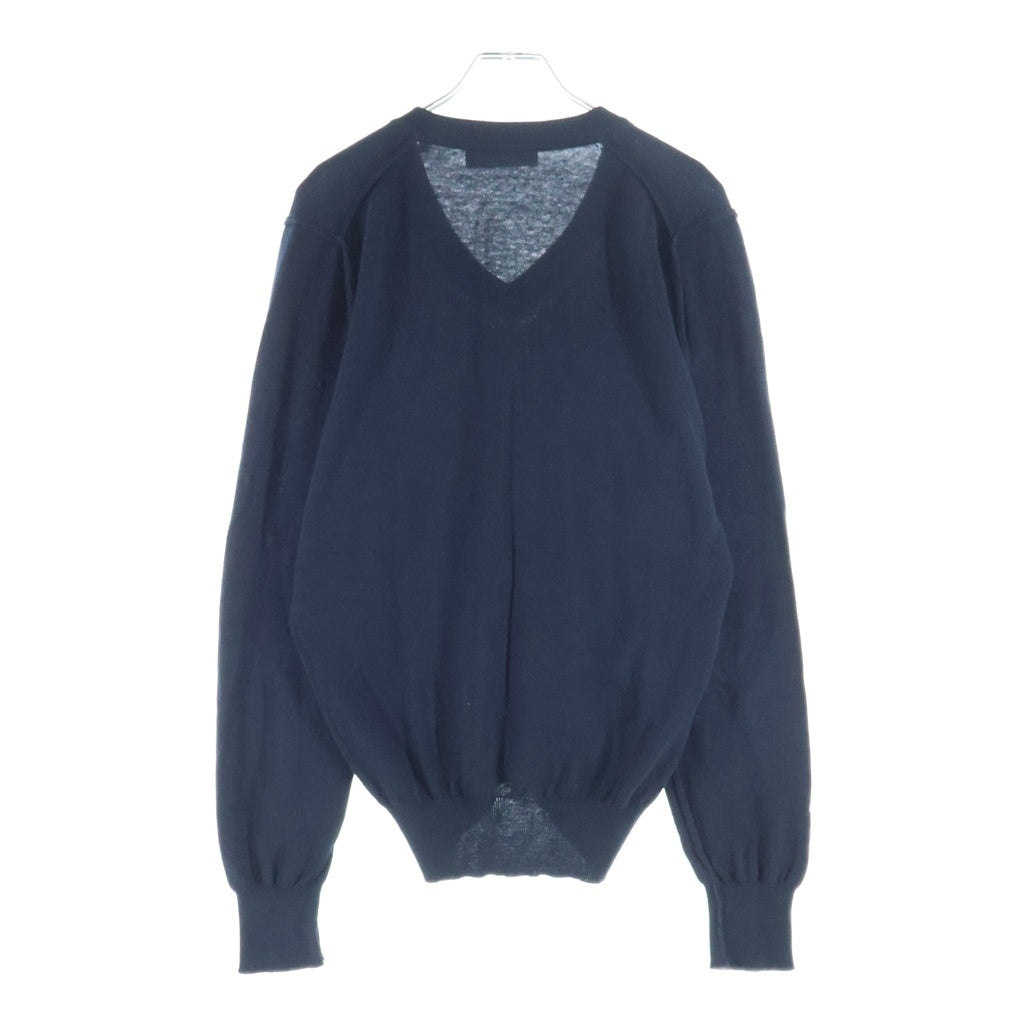 J&ANS DOLCE&GABBANA(ドルチェアンドガッバーナ) Vネック長袖ニット ネイビー #46