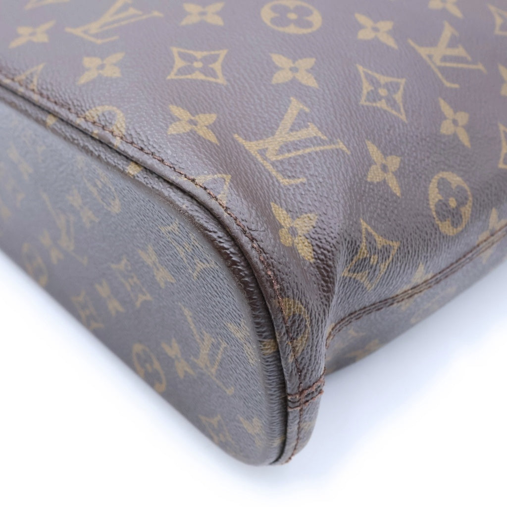 LOUIS VUITTON(ルイヴィトン) モノグラム ヴァヴァンGM ハンドバッグ トートバッグ ブラウン レザー×PVC M51170 ゴールド金具 レディース