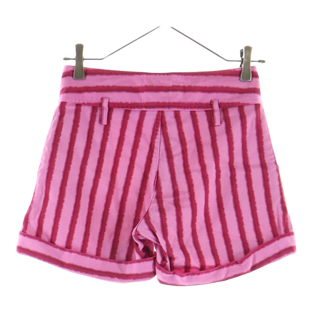 Christian Dior(クリスチャンディオール) キッズ ストライプ ショートデニムパンツ ピンク #13 2SBM12SHTA レディース