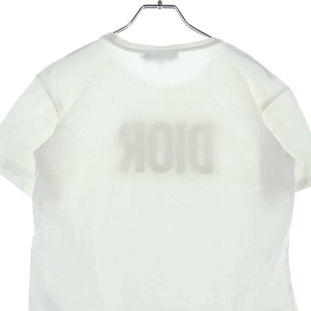 Christian Dior(クリスチャンディオール) キッズ フロントロゴ刺繍半袖コットンTシャツ カットソー ホワイト #13 2SBM13TEEN レディース