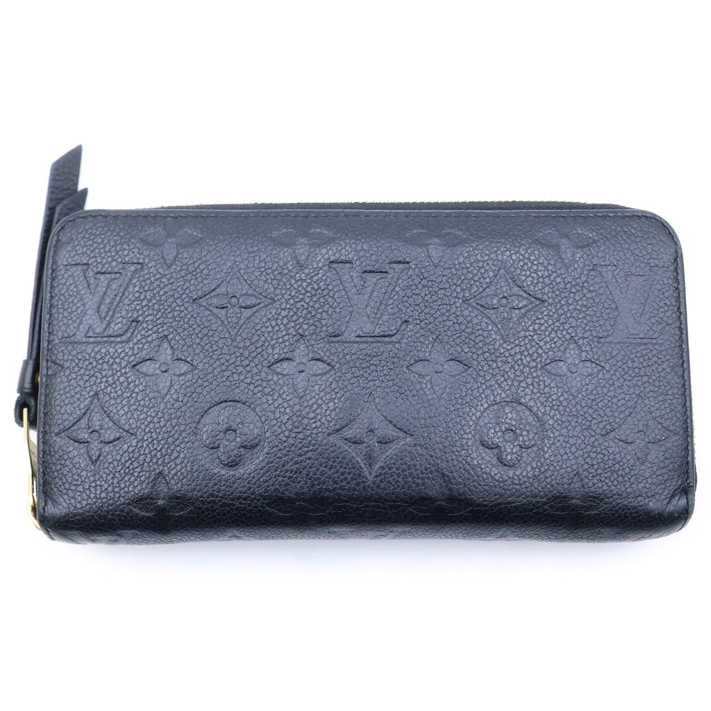 LOUIS VUITTON(ルイヴィトン) モノグラムアンプラント ジッピーウォレット ロングウォレット 長財布 ブラック ノワール レザー M61864 ゴールド金具
