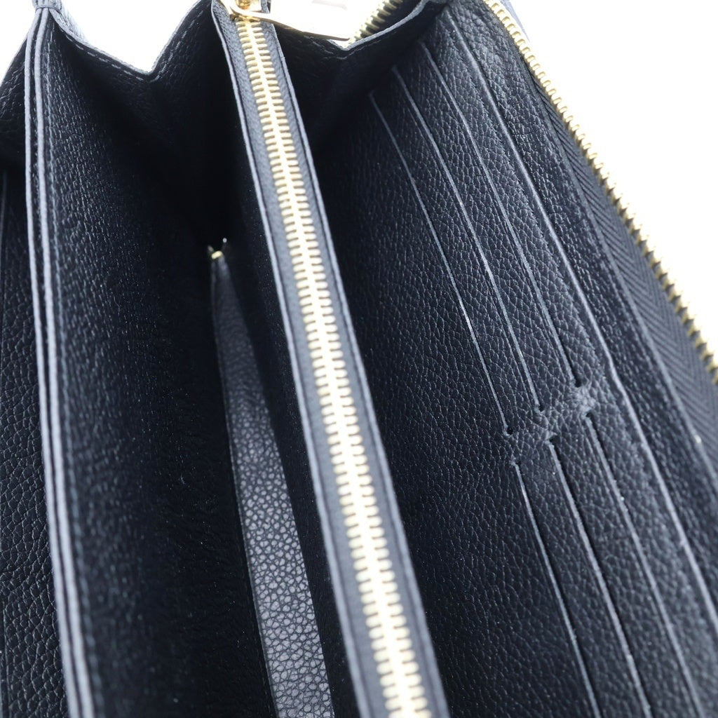 LOUIS VUITTON(ルイヴィトン) モノグラムアンプラント ジッピーウォレット ロングウォレット 長財布 ブラック ノワール レザー M61864 ゴールド金具