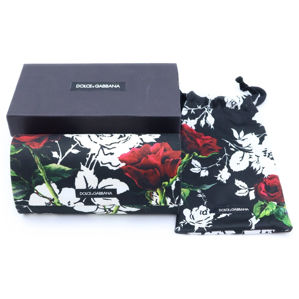 DOLCE & GABBANA(ドルチェアンドガッバーナ) サングラス フローラル ブラック #55□19 DG4270 レディース