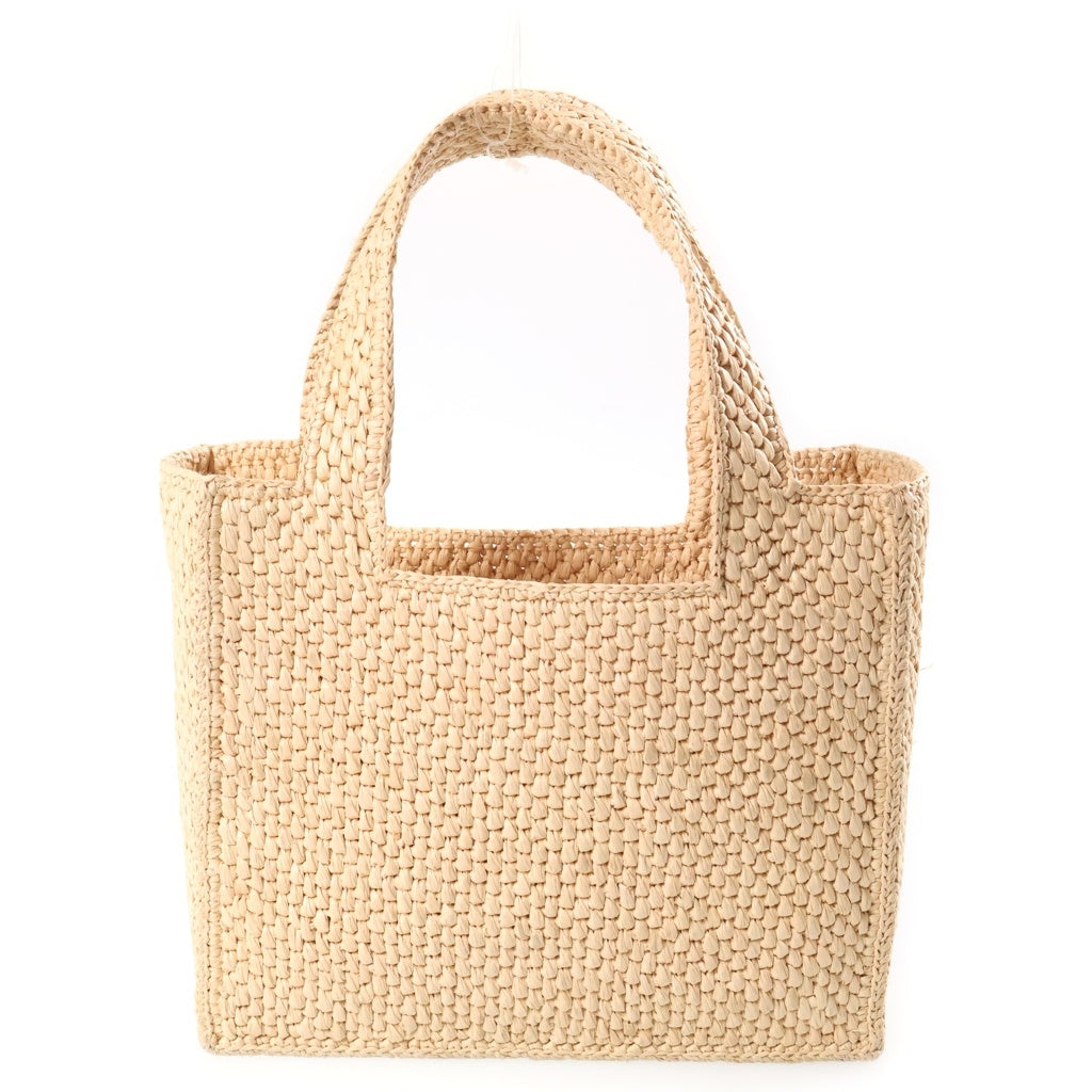 LOEWE(ロエベ) ロエベフォント トートバッグ ミニ ハンドバッグ ショルダーバッグ 2WAY ナチュラル×ブラウン A685V46X01 レディース