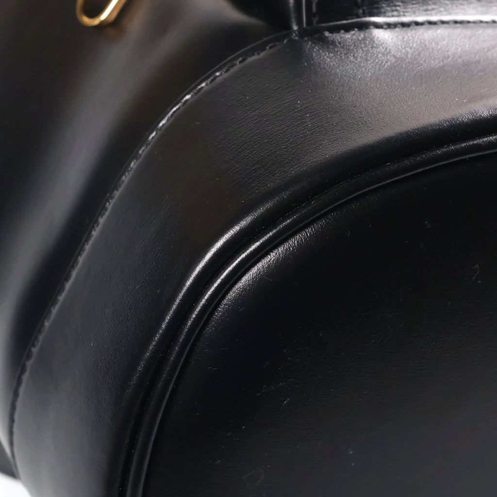 GUCCI(グッチ) ホースビット 1955 リュックサック バックパック ブラック レザー 620849 ゴールド金具
