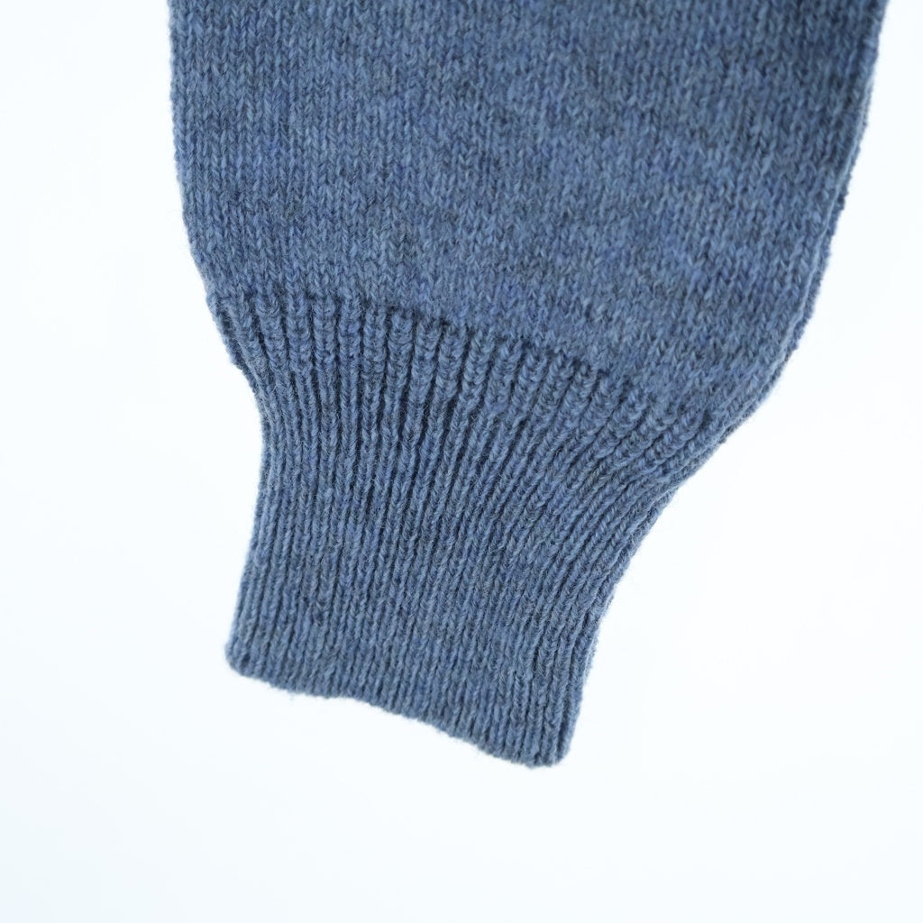 Christian Dior(クリスチャンディオール) ロゴ ニットセーター ブルー ウール 143M657AT296