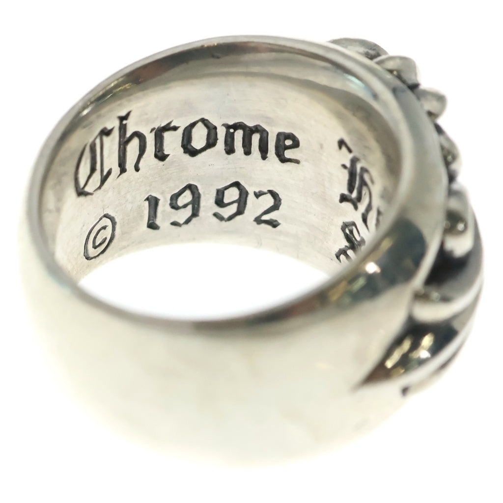 CHROME HEARTS(クロムハーツ) FLRL CRS フローラルクロス リング SV925 シルバー