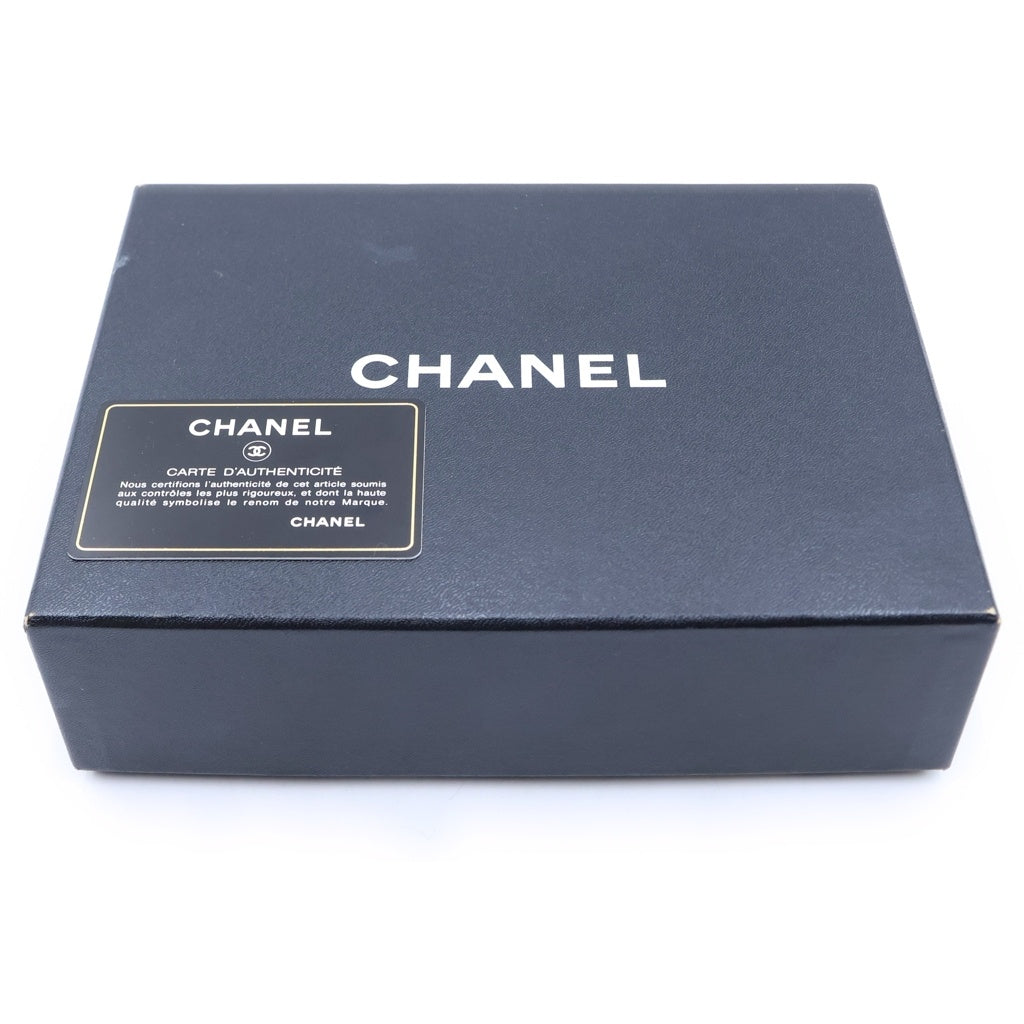 CHANEL(シャネル) カンボンライン ラウンドジップ ウォレット 長財布 シルバー金具 ブラック レディース