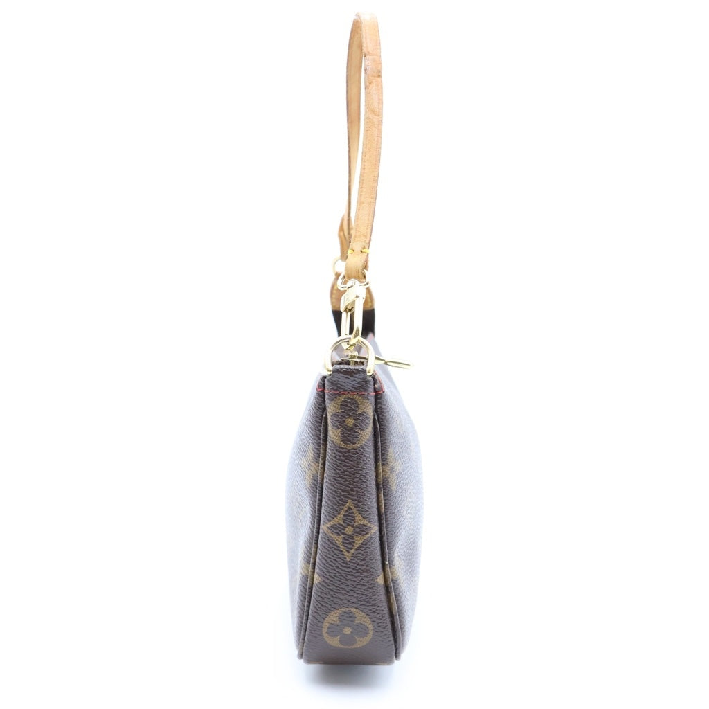 LOUIS VUITTON(ルイヴィトン) モノグラムチェリー ポシェットアクセソワール PVC レザー ハンドバッグ アクセサリーポーチ ブラウン M95008 レディース