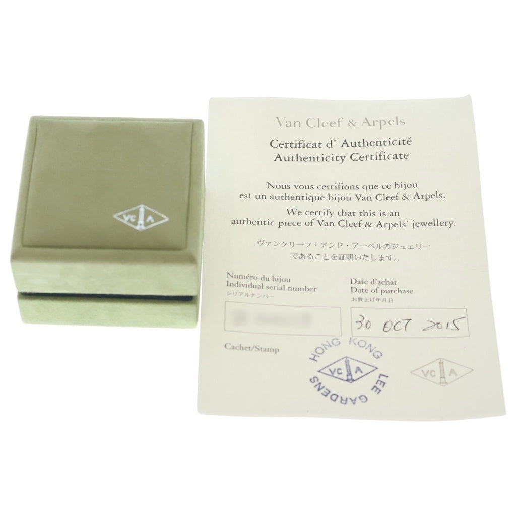 Van Cleef & Arpels(ヴァンクリーフアンドアーペル) スイートアルハンブラ オニキス ピアス Au750 イエローゴールド VCARA44900 レディース