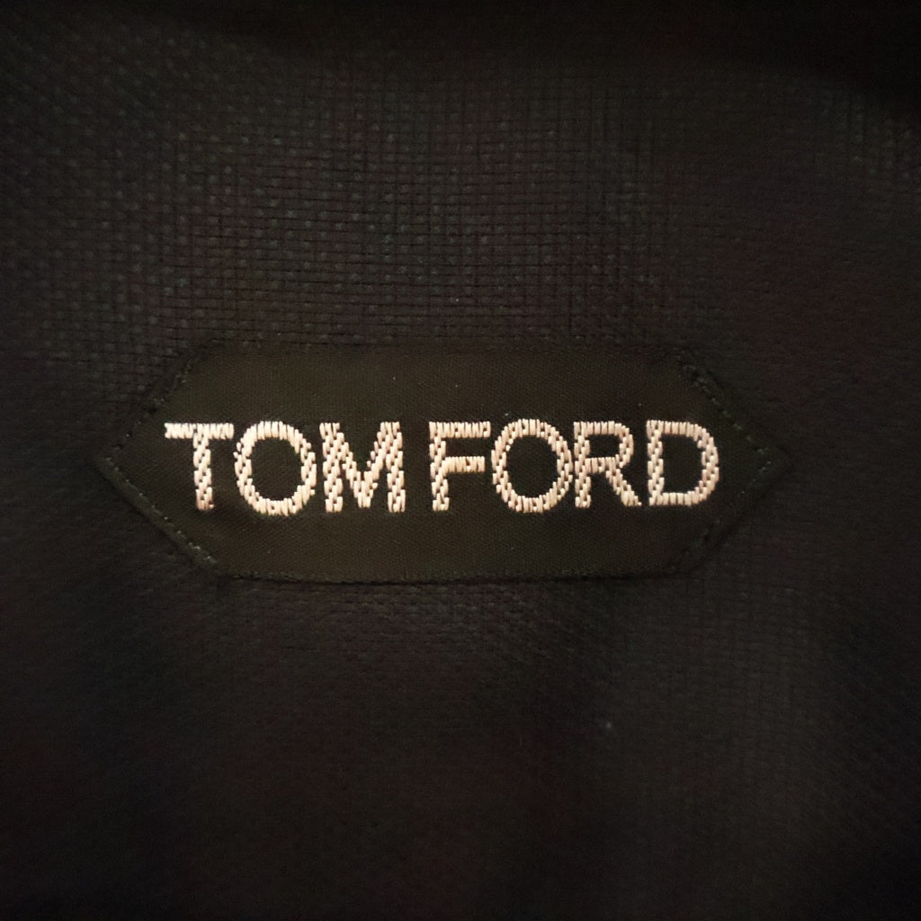 TOM FORD(トムフォード) ■長袖シャツ ネイビー コットン #38/15