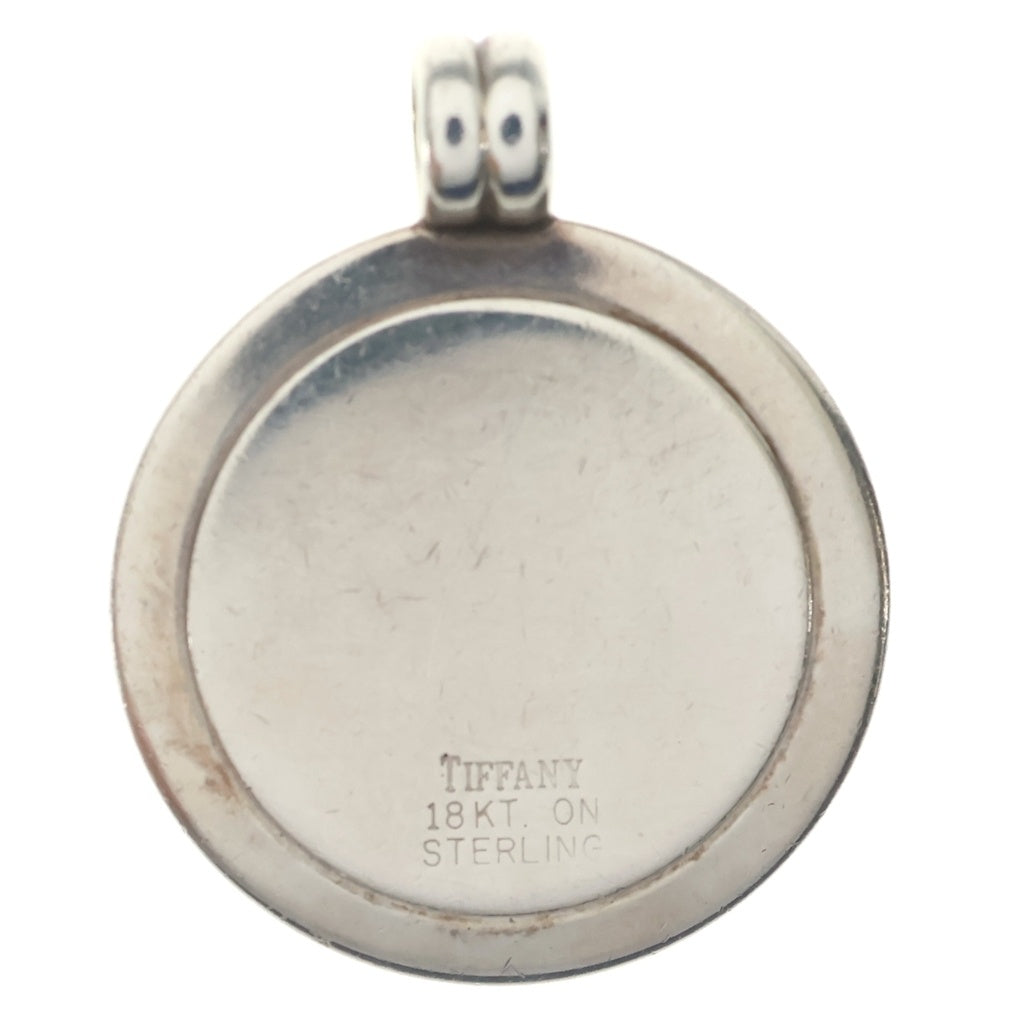 TIFFANY & Co.(ティファニー) セントクリストファー ペンダントトップ ネックレストップ イエローゴールド×シルバー Sv925/K18 レディース