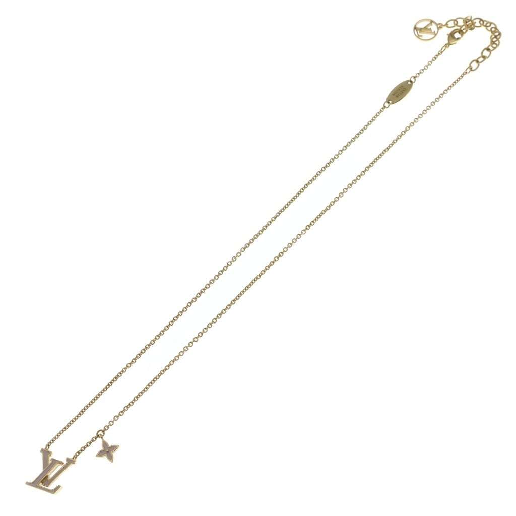 LOUIS VUITTON(ルイヴィトン) ネックレスLV アイコニックネックレス エナメル ピンク M01215 レディース