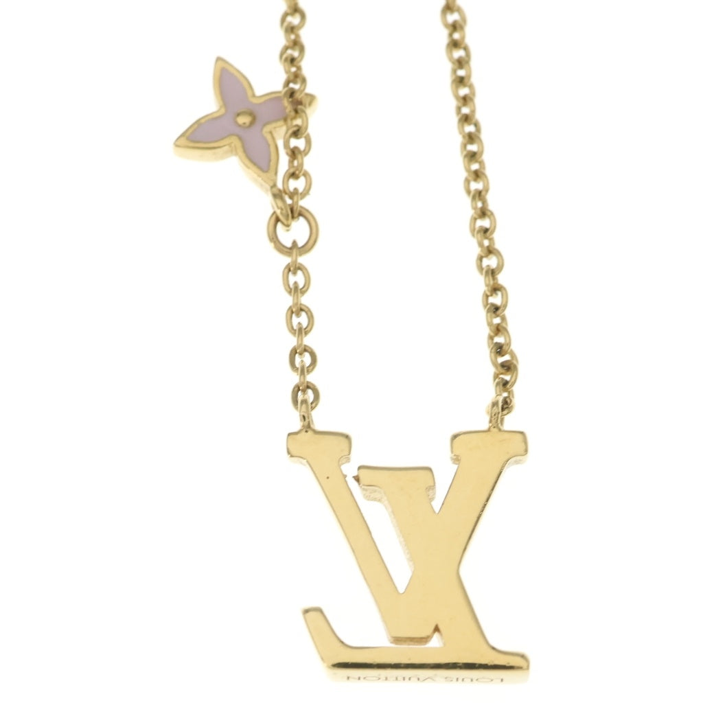 LOUIS VUITTON(ルイヴィトン) ネックレスLV アイコニックネックレス エナメル ピンク M01215 レディース