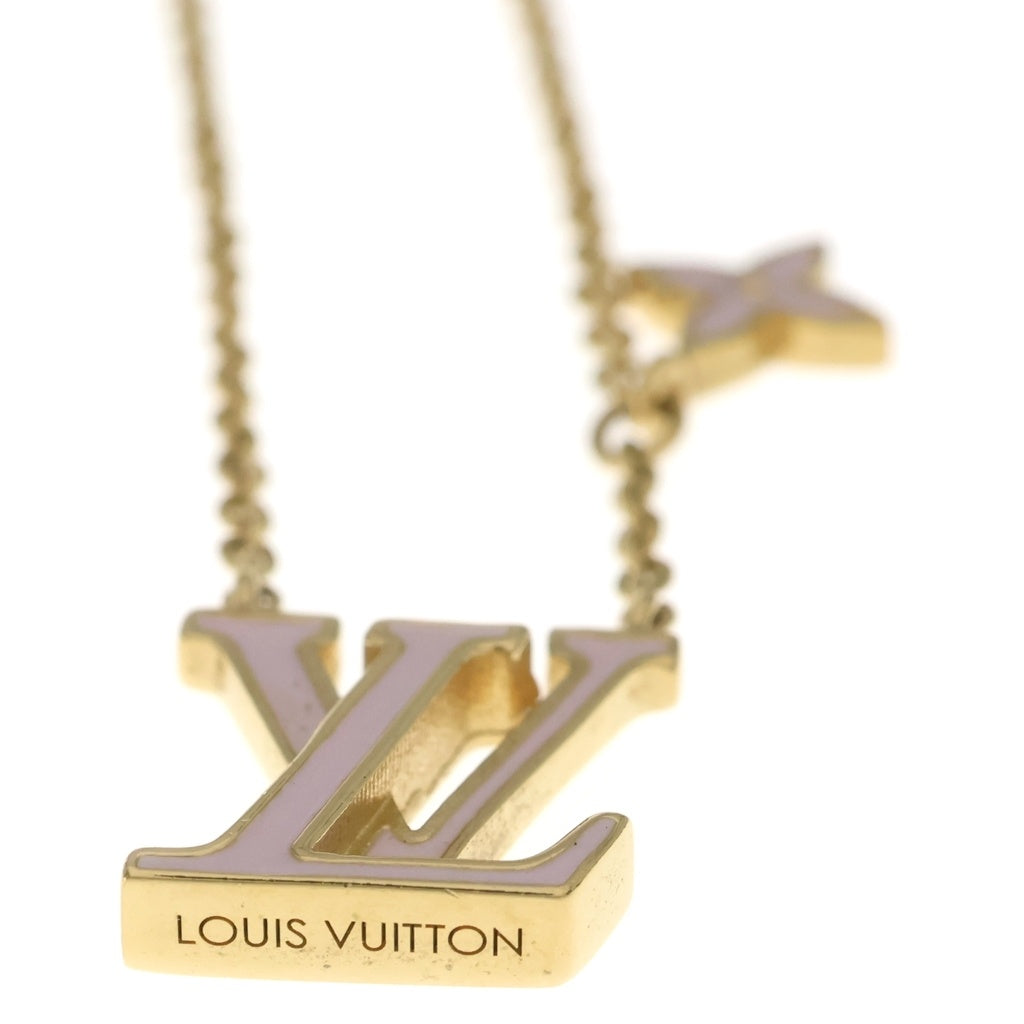 LOUIS VUITTON(ルイヴィトン) ネックレスLV アイコニックネックレス エナメル ピンク M01215 レディース