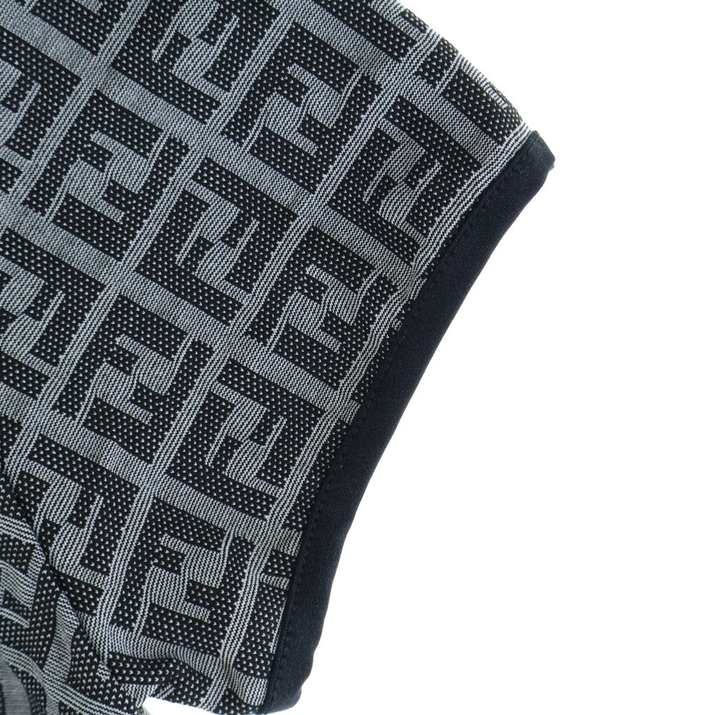 FENDI(フェンディ) OLD ズッカ総柄 クルーネック 半袖Tシャツ カットソー ロゴ イタリア製 グレー