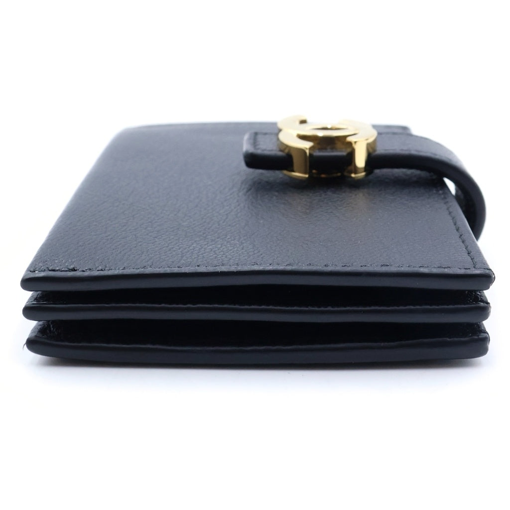 CHANEL(シャネル) ココマーク カードケース 名刺入れ ブラック レザー AP5329 ゴールド金具