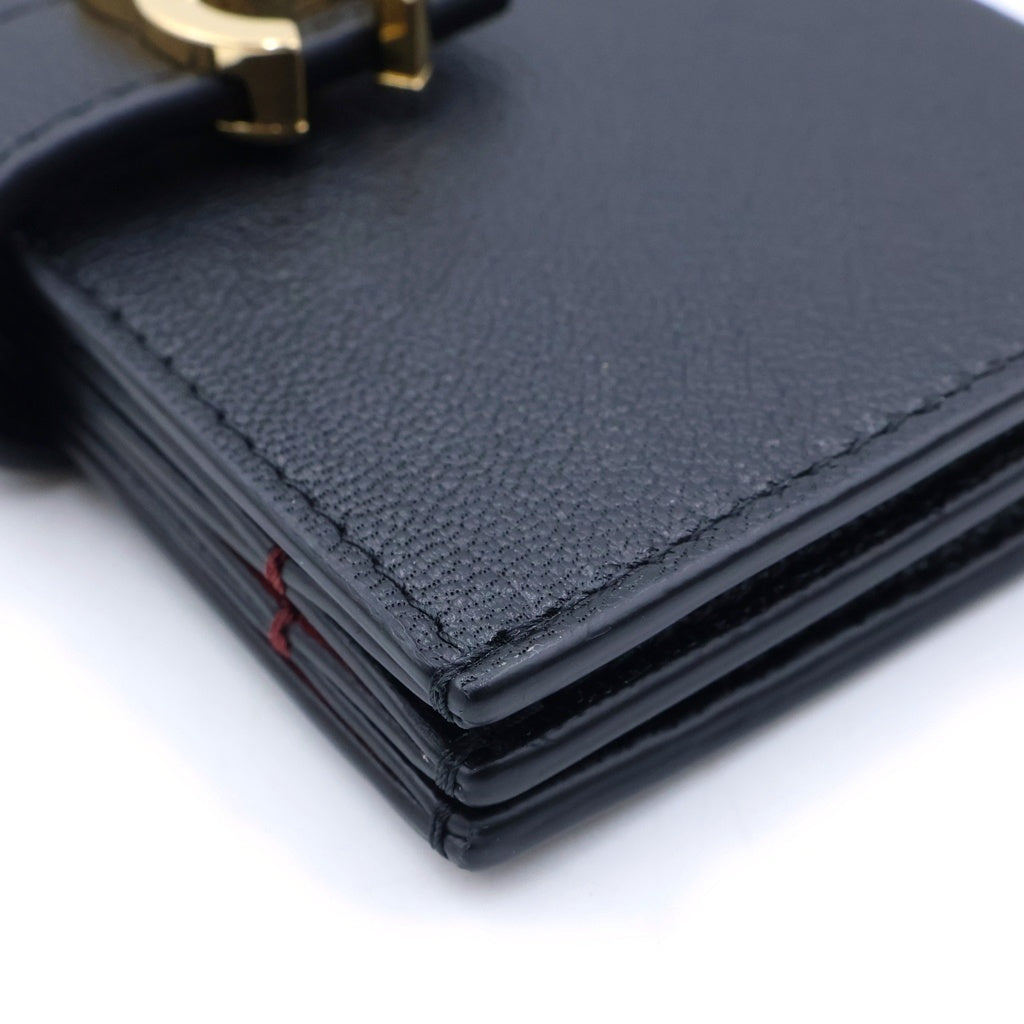 CHANEL(シャネル) ココマーク カードケース 名刺入れ ブラック レザー AP5329 ゴールド金具