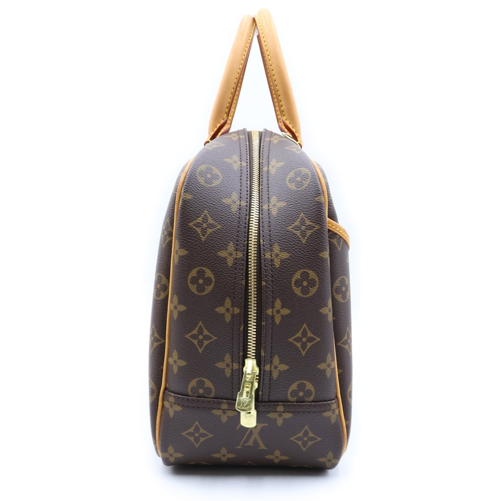 LOUIS VUITTON(ルイヴィトン) モノグラム ドーヴィル ハンドバッグ ブラウン PVCレザー M47270