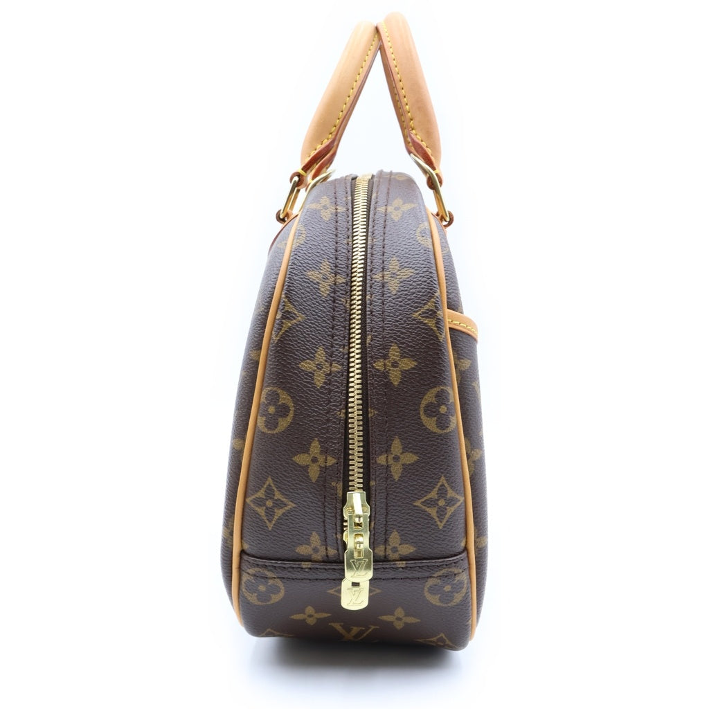 LOUIS VUITTON(ルイヴィトン) モノグラム トゥルーヴィル ハンドバッグ ブラウン PVCレザー M42228 レディース