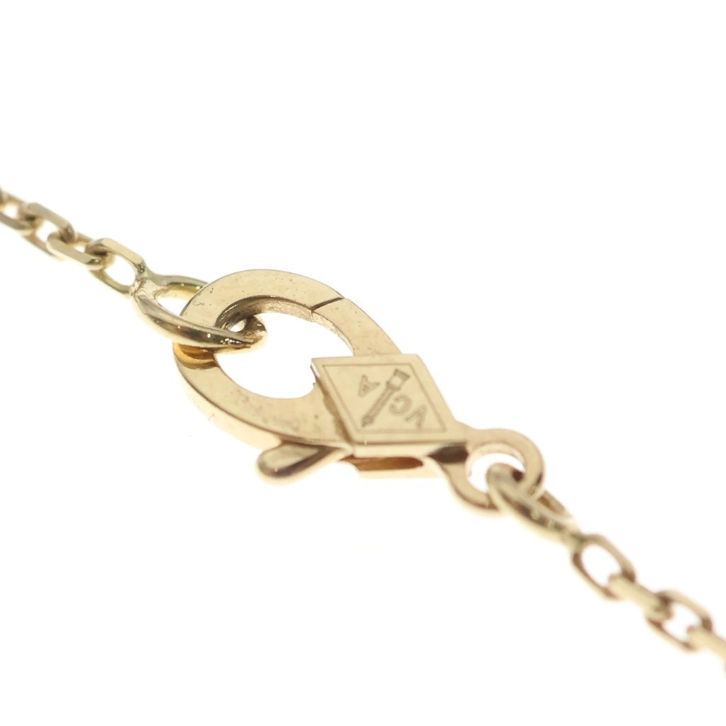 Van Cleef & Arpels(ヴァンクリーフアンドアーペル) ヴィンテージアルハンブラ ギョーシェ ネックレス Au750 イエローゴールド VCARP4KL00 レディース